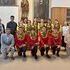 10 Schüler:innen der 10. Klasse der Schule St. Lorenz in Nordkasachstan zu Besuch im Mutterhaus der Franziskanerinnen von Vöcklabruck.